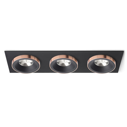SHARM SQ III | drievoudige vierkante inbouwspot | 3x 10 W 2700 lm 3000K | 9 kleuren