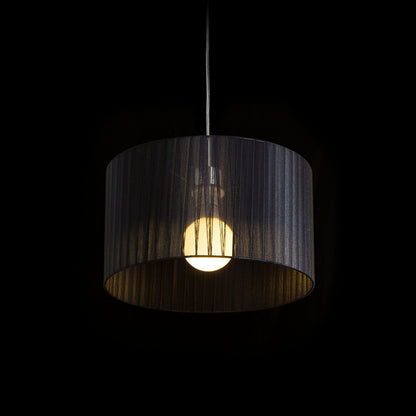 GLAMOUR 35/20 | hanglamp met lintenkap | E27 | zwart | met of zonder lichtbron