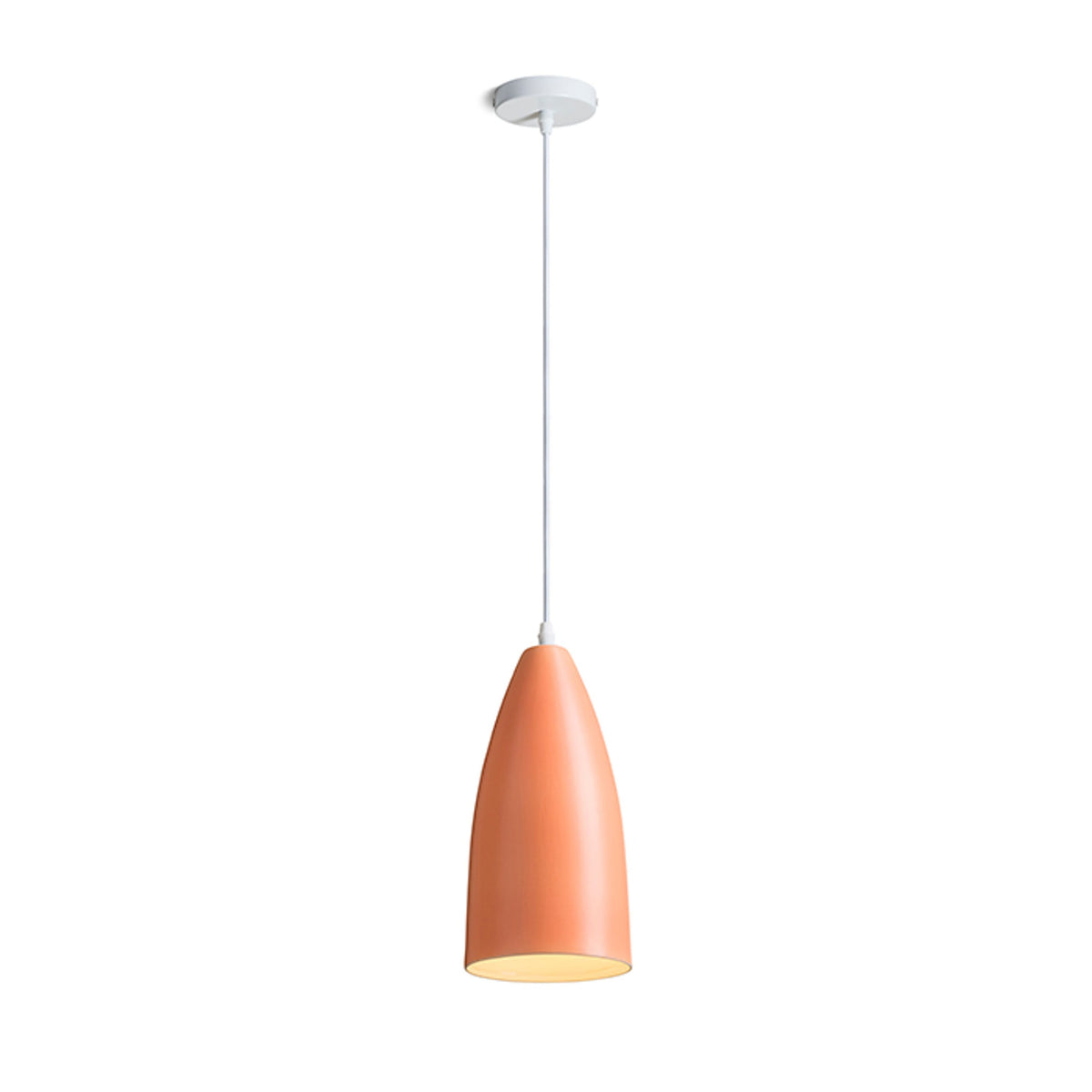 TUTTI | keramische hanglamp | E27 | oranje | met of zonder lichtbron