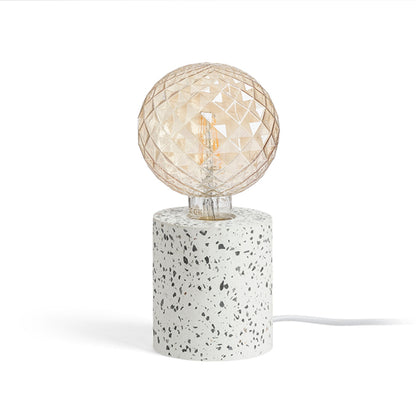 CAMINO | betonnen tafellampvoet terrazzo | E27 max 15W | 10,8 cm