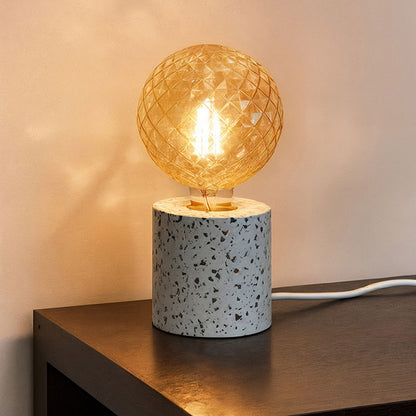 CAMINO | betonnen tafellampvoet terrazzo | E27 max 15W | 10,8 cm