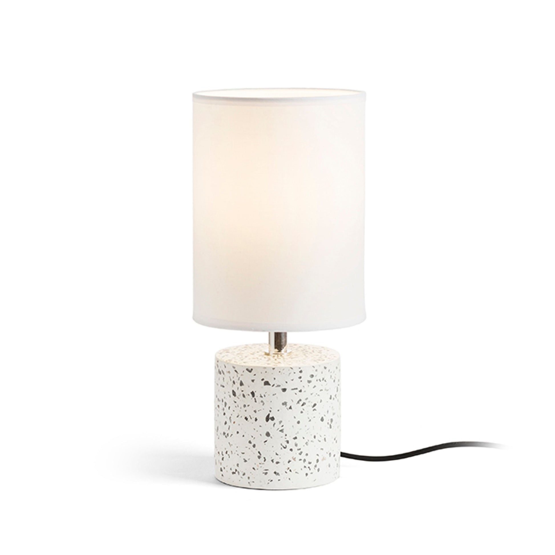 CAMINO tafellamp wit terrazzo