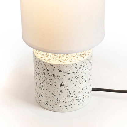 CAMINO mit Lampenschirm | Betontischleuchte mit Textilschirm | E27 max. 15W | 34 cm | 2 Designs