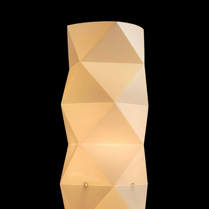 ZUMBA | table lamp with wooden base and plastic shade | E14 max 11W | 47 cm | white