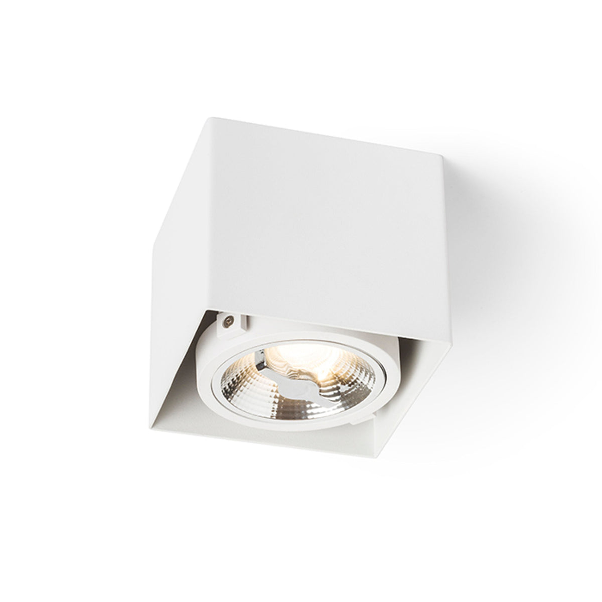 JAMES I | kantelbare opbouwspot | LED 15W 800lm 3000K | dimbaar | mat wit