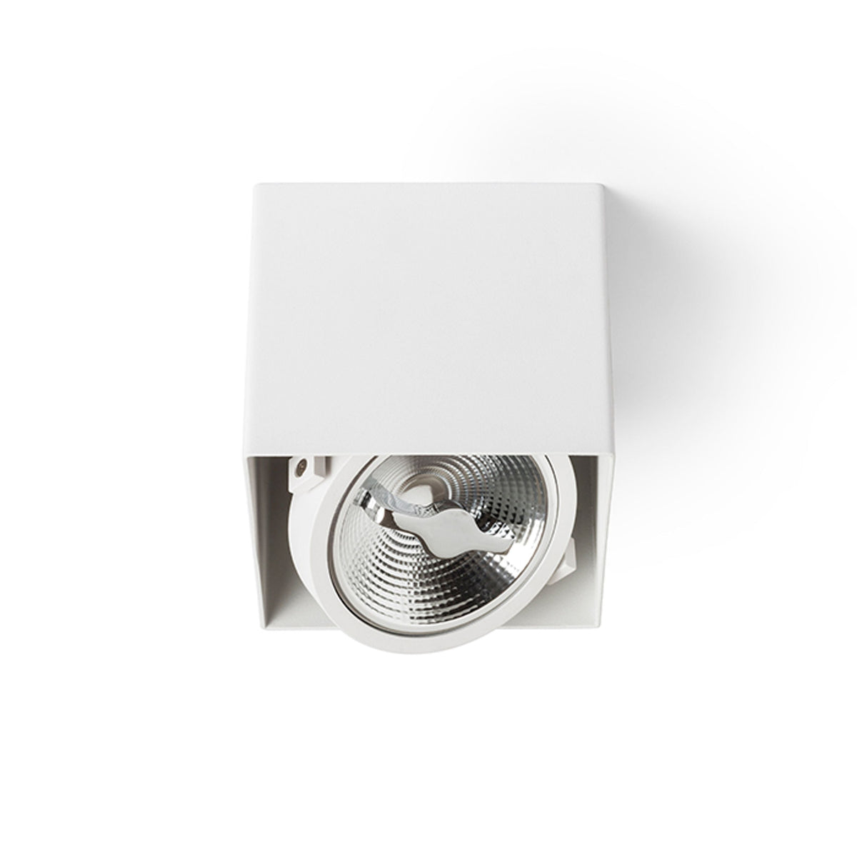 JAMES I | kantelbare opbouwspot | LED 15W 800lm 3000K | dimbaar | mat wit