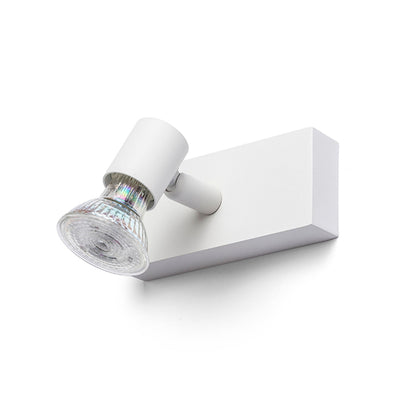 TRICA I | minimalist metal wall spotlight | GU10 | white or black | with or without light source