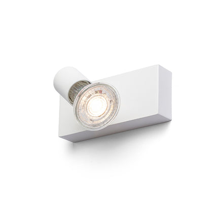 TRICA I | minimalist metal wall spotlight | GU10 | white or black | with or without light source