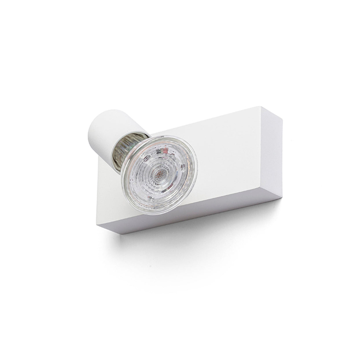 TRICA I | minimalist metal wall spotlight | GU10 | white or black | with or without light source