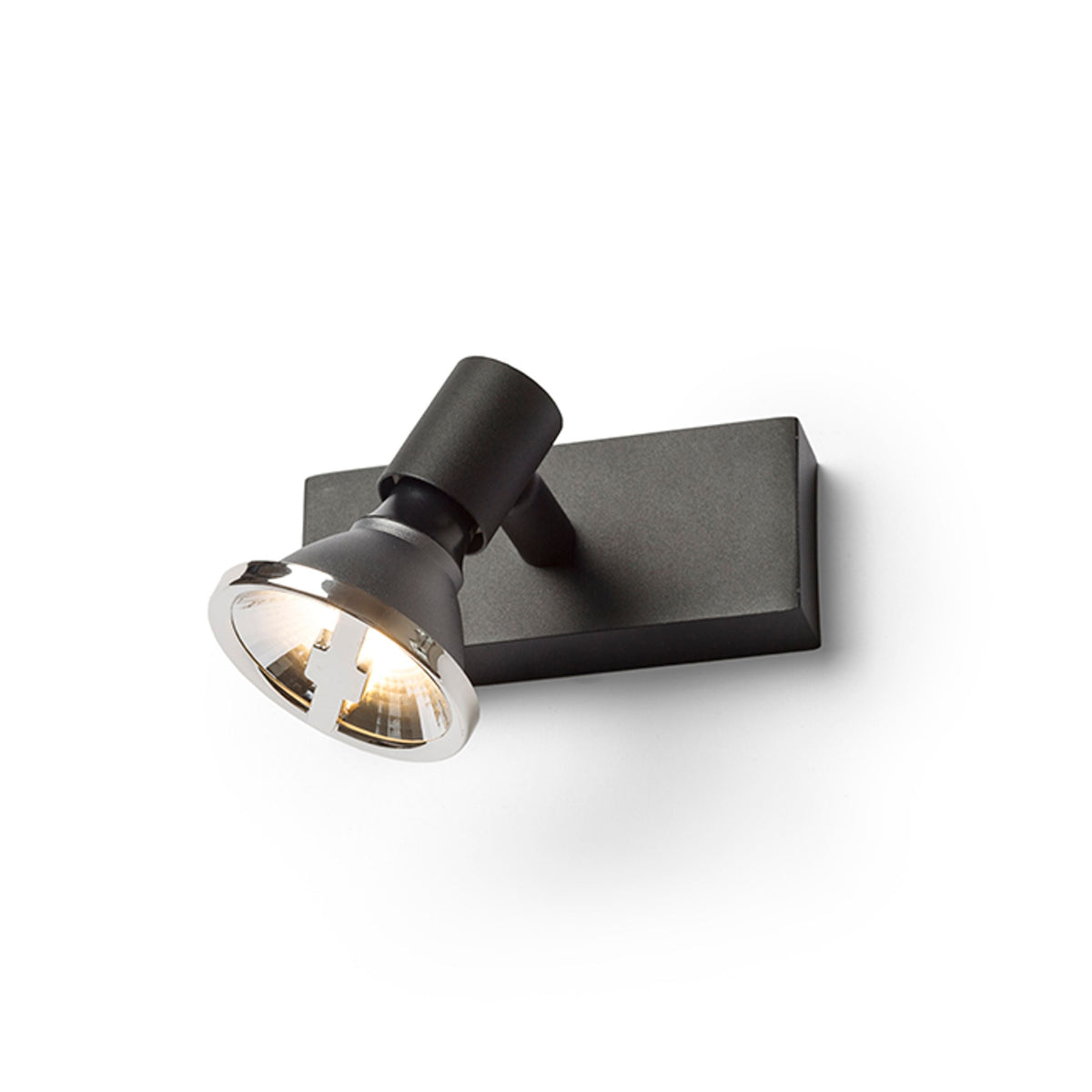 TRICA I | minimalist metal wall spotlight | GU10 | white or black | with or without light source