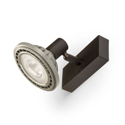 TRICA I | minimalist metal wall spotlight | GU10 | white or black | with or without light source