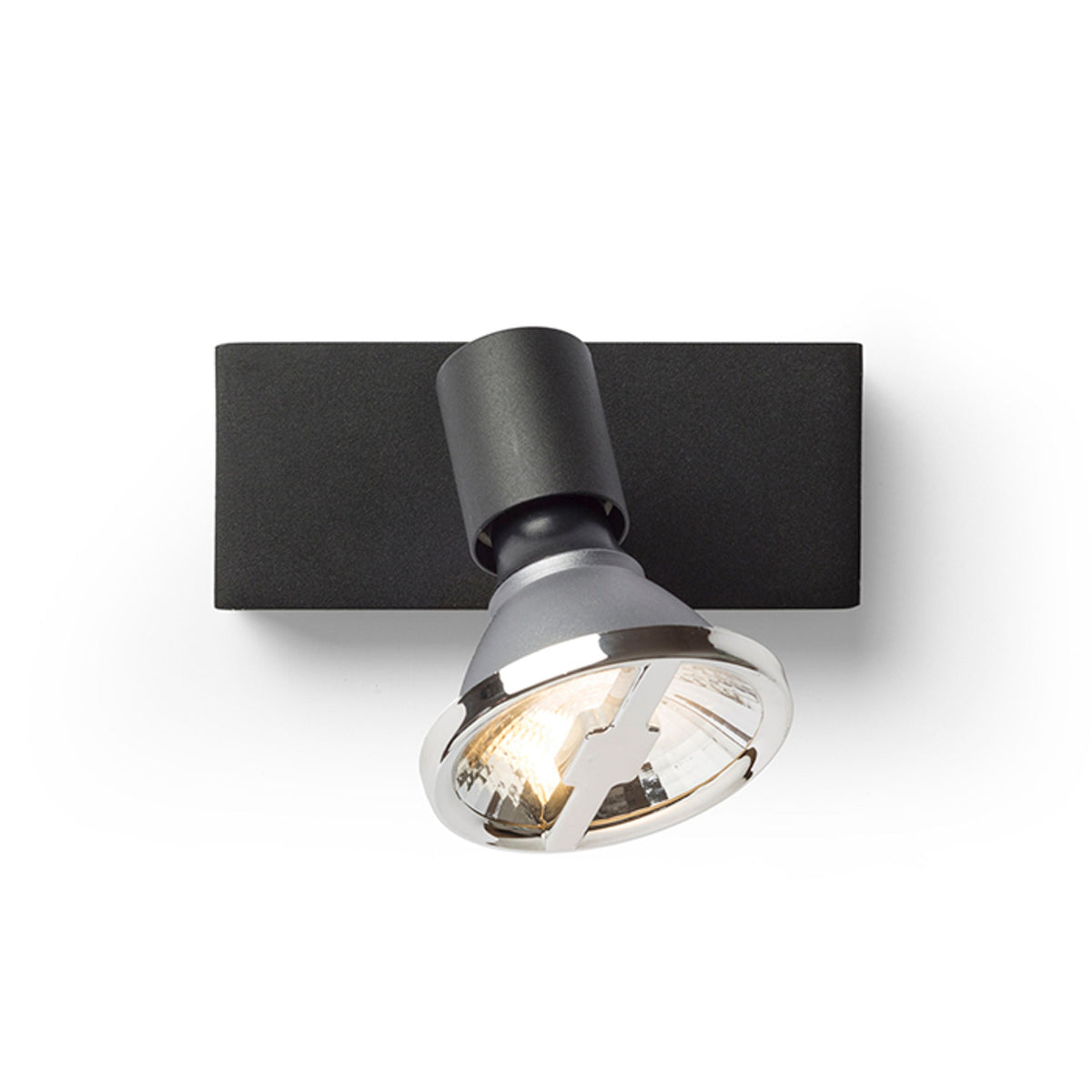 TRICA I | minimalist metal wall spotlight | GU10 | white or black | with or without light source