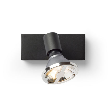 TRICA I | minimalist metal wall spotlight | GU10 | white or black | with or without light source