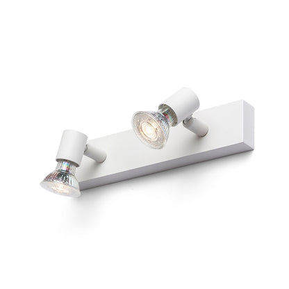 TRICA II | minimalist metal wall spotlight | GU10 | white or black | with or without light source