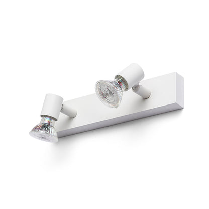 TRICA II | minimalist metal wall spotlight | GU10 | white or black | with or without light source