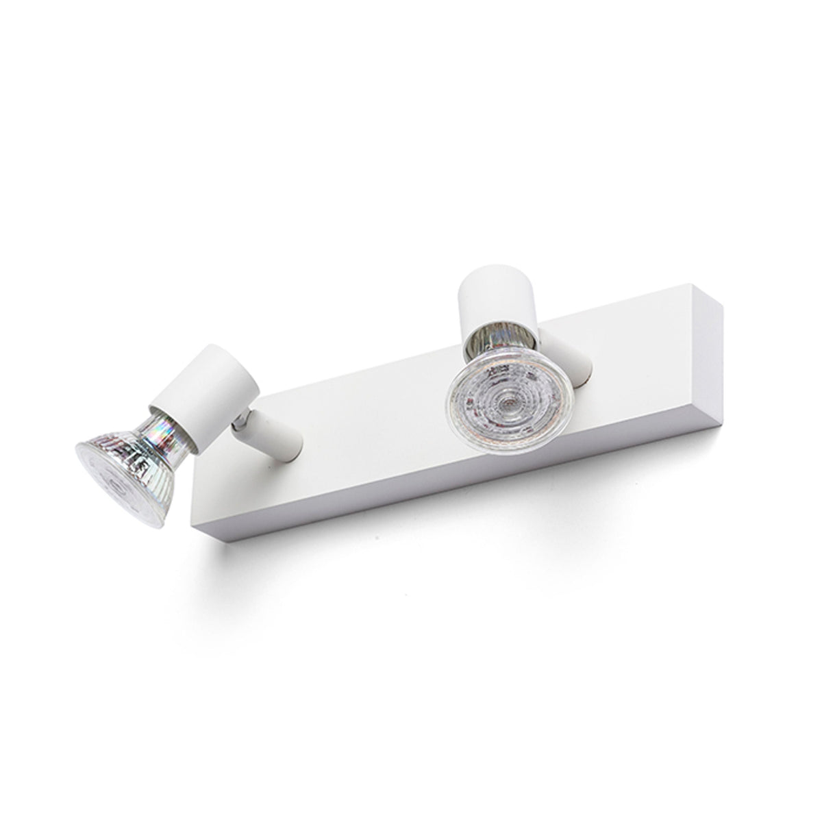 TRICA II | minimalist metal wall spotlight | GU10 | white or black | with or without light source