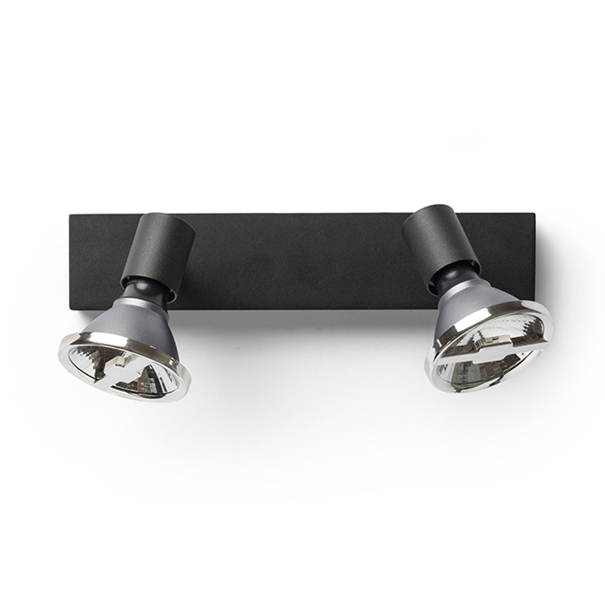 TRICA II | minimalist metal wall spotlight | GU10 | white or black | with or without light source