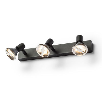 TRICA III | 3-lichts opbouwspot | GU10, wit of zwart