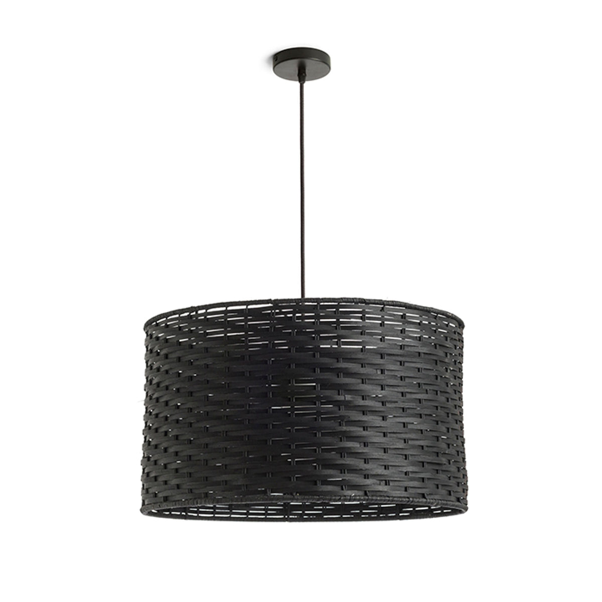 FIATLUX | bamboe hanglamp 41 cm | E27 | zwart | met of zonder lichtbron