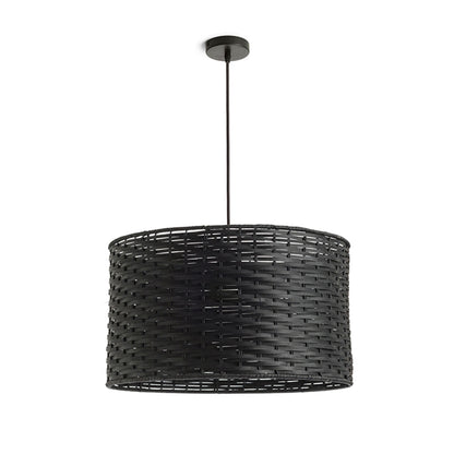 FIATLUX | bamboe hanglamp 41 cm | E27 | zwart | met of zonder lichtbron