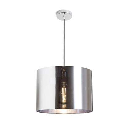 FANCY 35/25 | hanglamp met spiegelende kap 35 cm | E27 | chroomfolie | met of zonder lichtbron