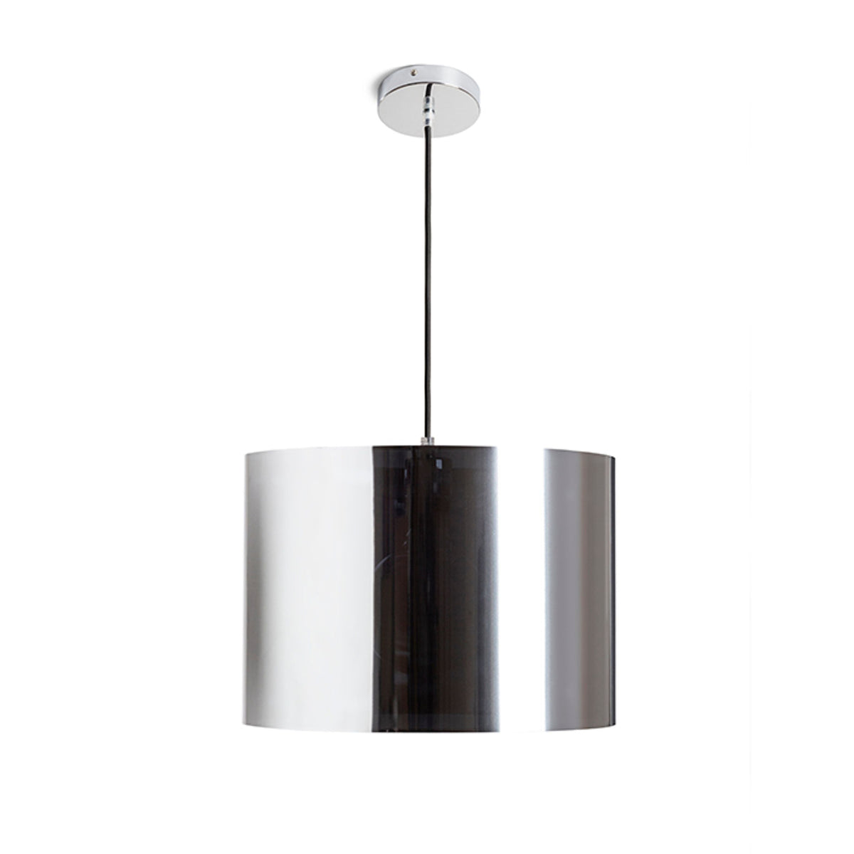 FANCY 35/25 | hanglamp met spiegelende kap 35 cm | E27 | chroomfolie | met of zonder lichtbron