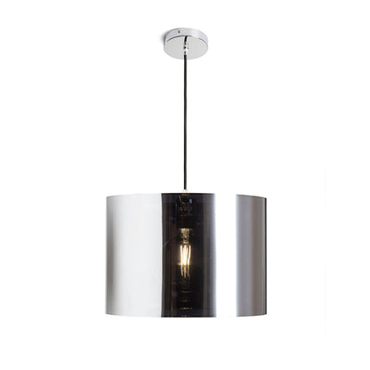 FANCY 35/25 | hanglamp met spiegelende kap 35 cm | E27 | chroomfolie | met of zonder lichtbron