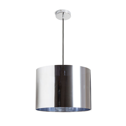 FANCY 35/25 | hanglamp met spiegelende kap 35 cm | E27 | chroomfolie | met of zonder lichtbron