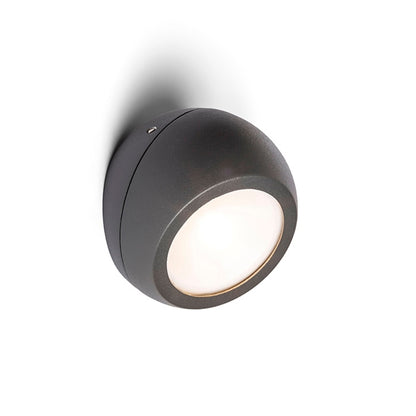 SIV | buiten wandlamp rond | LED 6W 360lm | IP54 | antracietgrijs