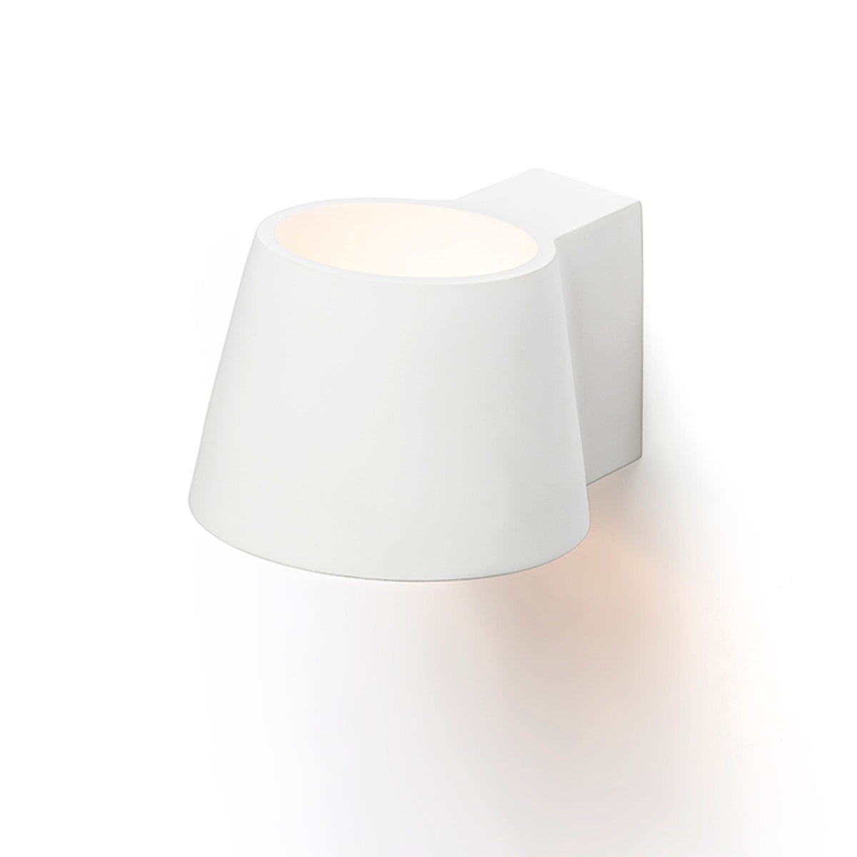 BENITA | gips wandlamp | E14 | overschilderbaar | met of zonder lichtbron