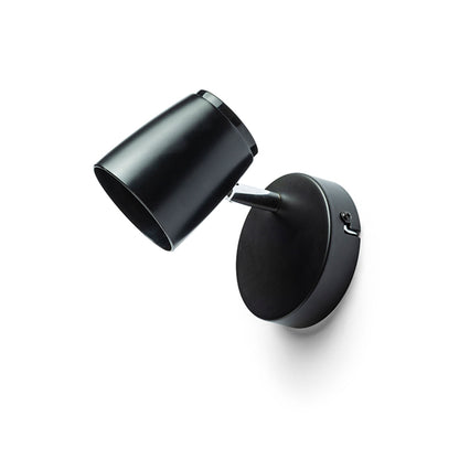 JOLI I | adjustable plastic wall spotlight | GU10 | black | with or without light source