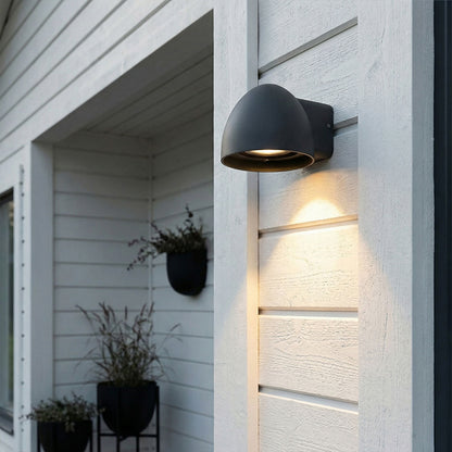 BOURDON | buiten wandlamp gegoten aluminium | GU10 | IP54 | antraciet | met of zonder lichtbron