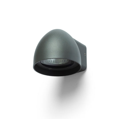 BOURDON | buiten wandlamp gegoten aluminium | GU10 | IP54 | antraciet | met of zonder lichtbron