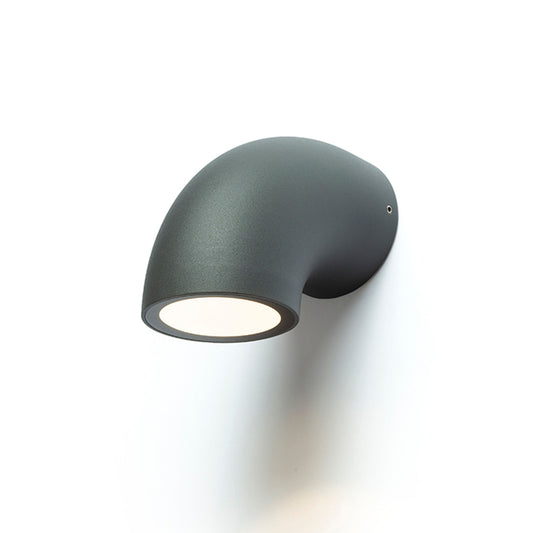 PIPER | lampada da parete da esterno cilindrica | LED 6W 489lm 3000K | IP54 | antracite