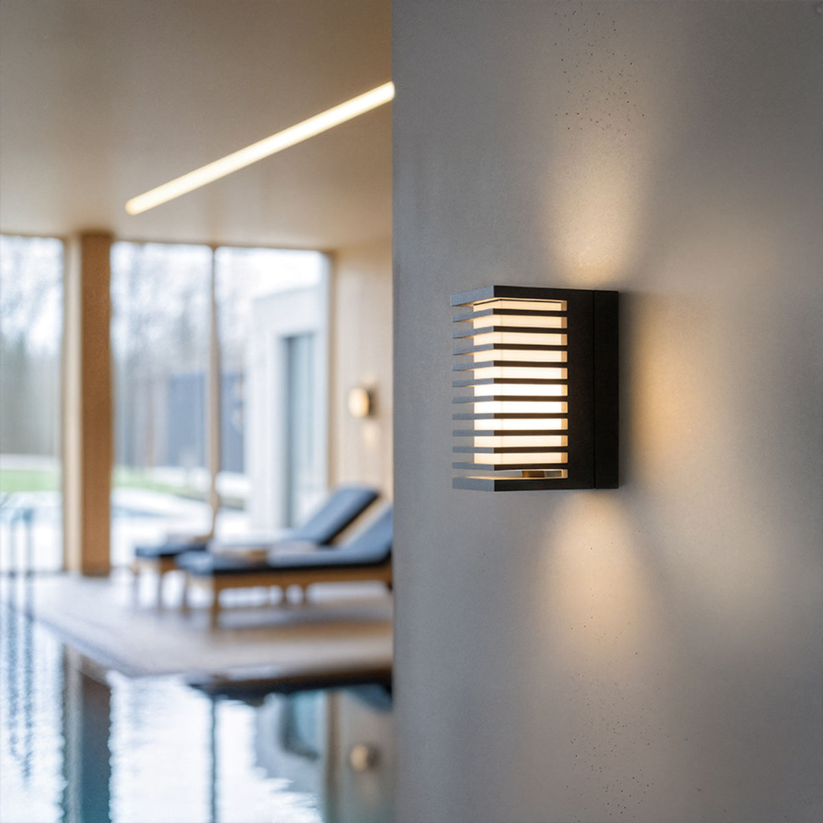 CLAIRE RC | buiten wandlamp | LED 6W | IP54 | antracietgrijs