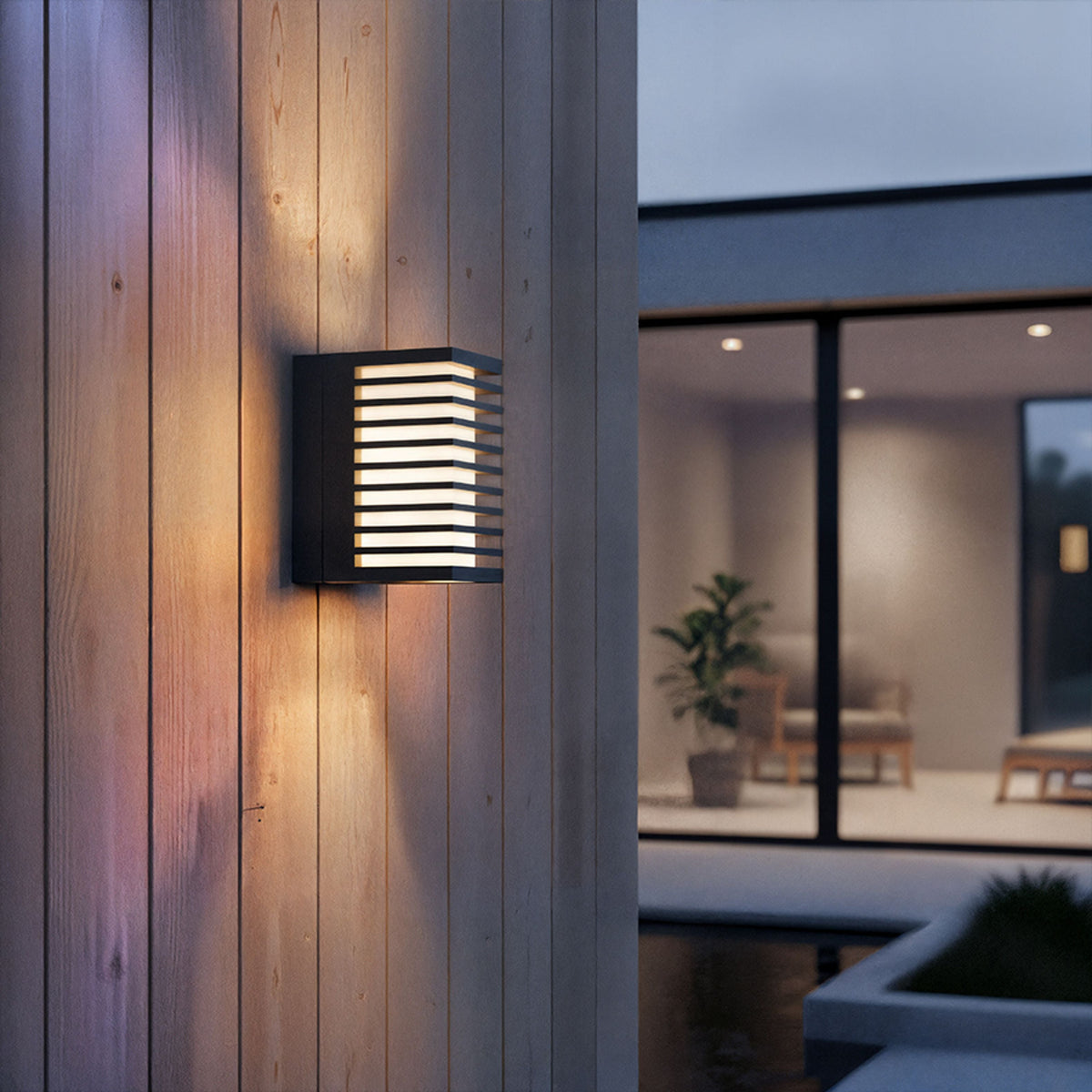 CLAIRE RC | buiten wandlamp | LED 6W | IP54 | antracietgrijs