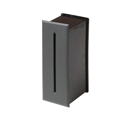 SEGNO | lampada da parete da incasso per esterni con fessura luminosa | LED 3W 3000K | IP54 | antracite o bianca