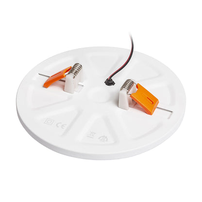 BJORK R 16 | ronde inbouwspot met sierrand | geintegreerde LED 12W 3000K | wit of zwart