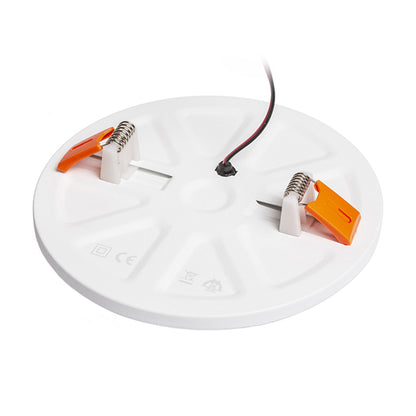 BJORK R 16 | ronde inbouwspot met sierrand | geintegreerde LED 12W 3000K | wit of zwart