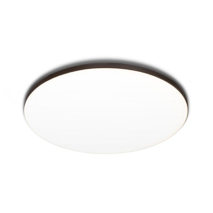 BJORK R 16 | ronde inbouwspot met sierrand | geintegreerde LED 12W 3000K | wit of zwart