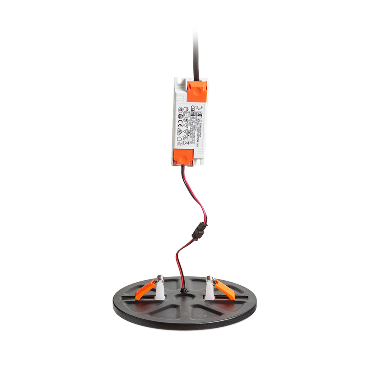 BJORK R 16 | ronde inbouwspot met sierrand | geintegreerde LED 12W 3000K | wit of zwart