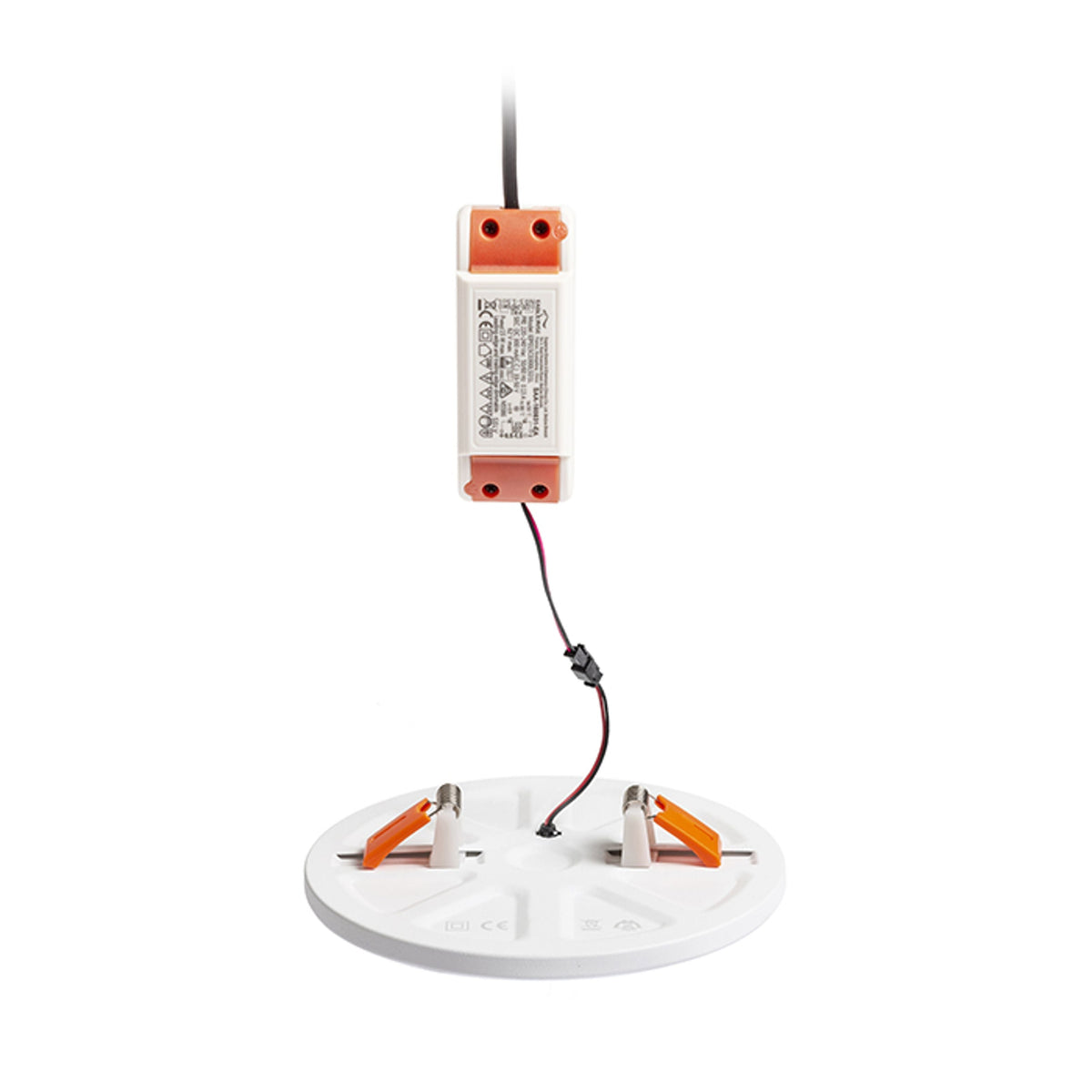 BJORK R 20 | projetor redondo encastrável com aro decorativo | LED integrada 18W 3000K | branco ou preto