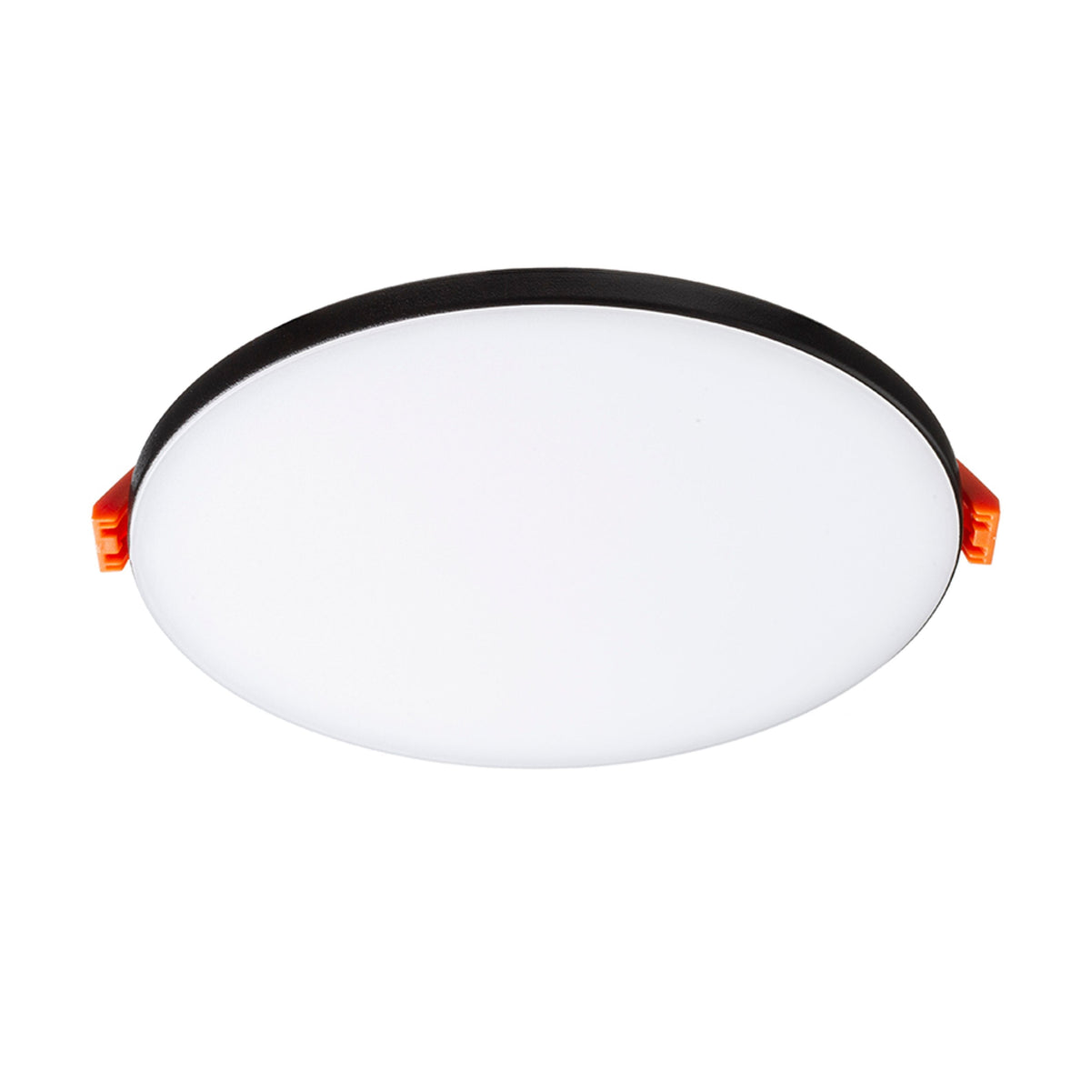 BJORK R 20 | projetor redondo encastrável com aro decorativo | LED integrada 18W 3000K | branco ou preto