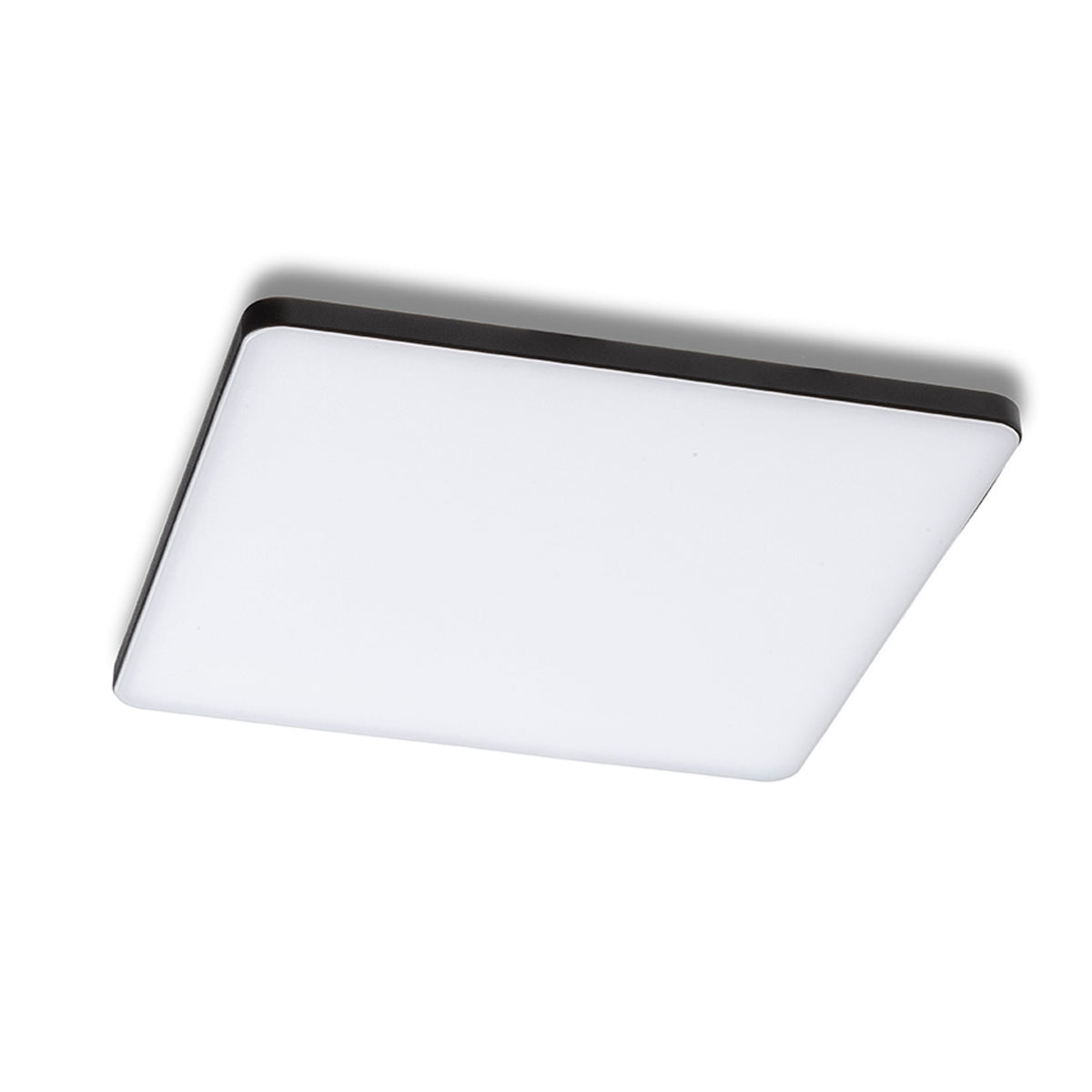 BJORK SQ 20 | dekoratif kenarlı kare gömme spot | entegre LED 18W 3000K | beyaz veya siyah