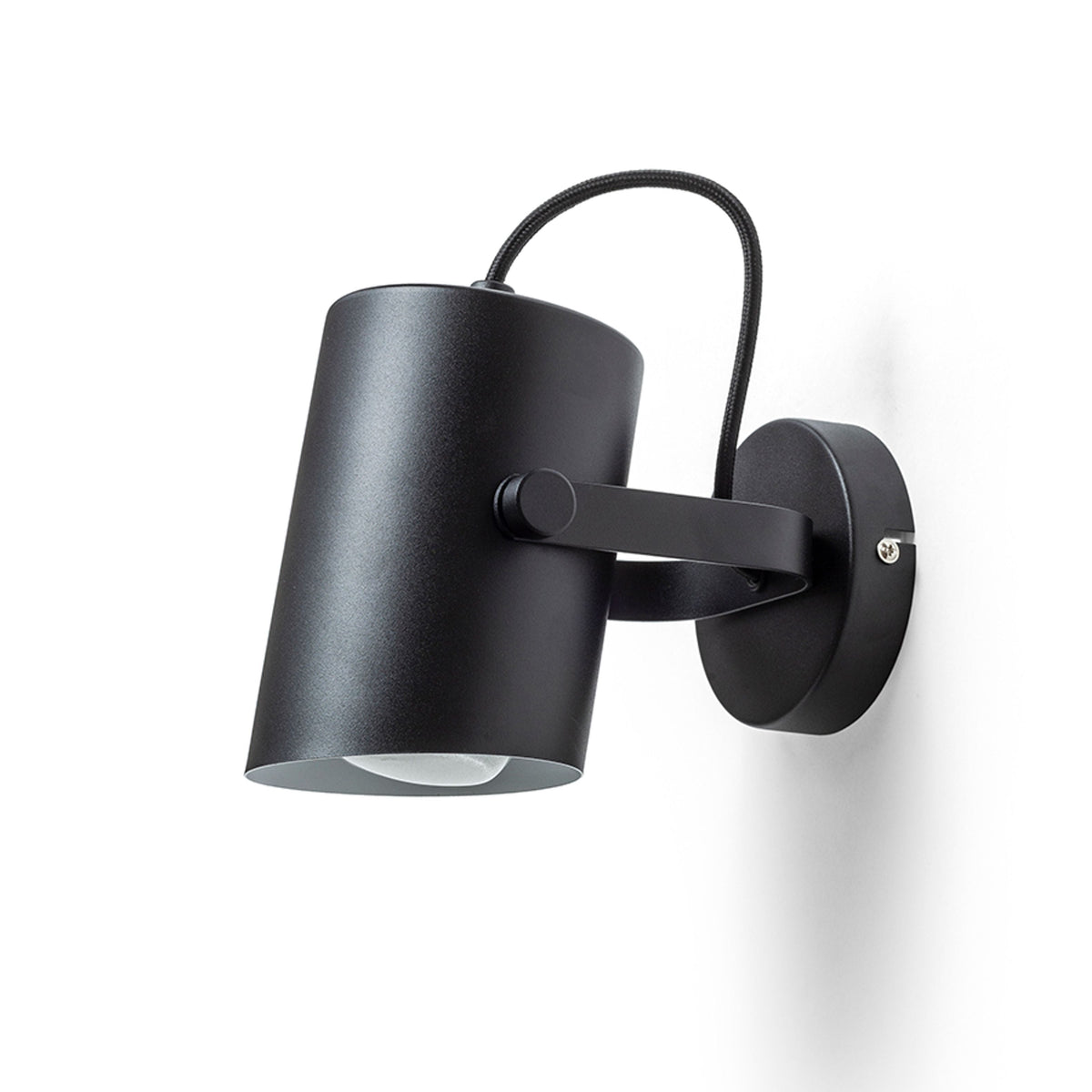HAREN | robust surface-mounted spotlight with wide reflector | E27 | copper or black | with or without light source