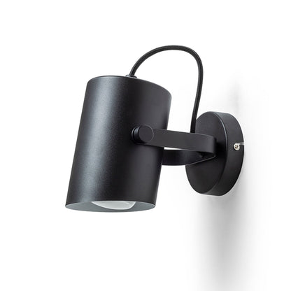 HAREN | robust surface-mounted spotlight with wide reflector | E27 | copper or black | with or without light source