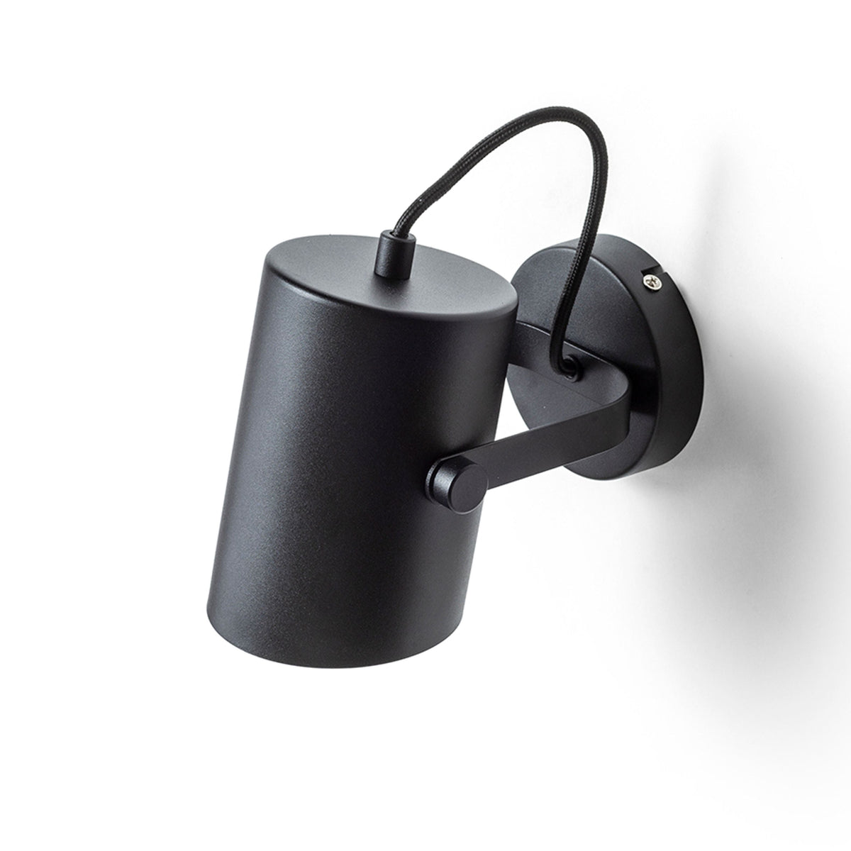 HAREN | robust surface-mounted spotlight with wide reflector | E27 | copper or black | with or without light source