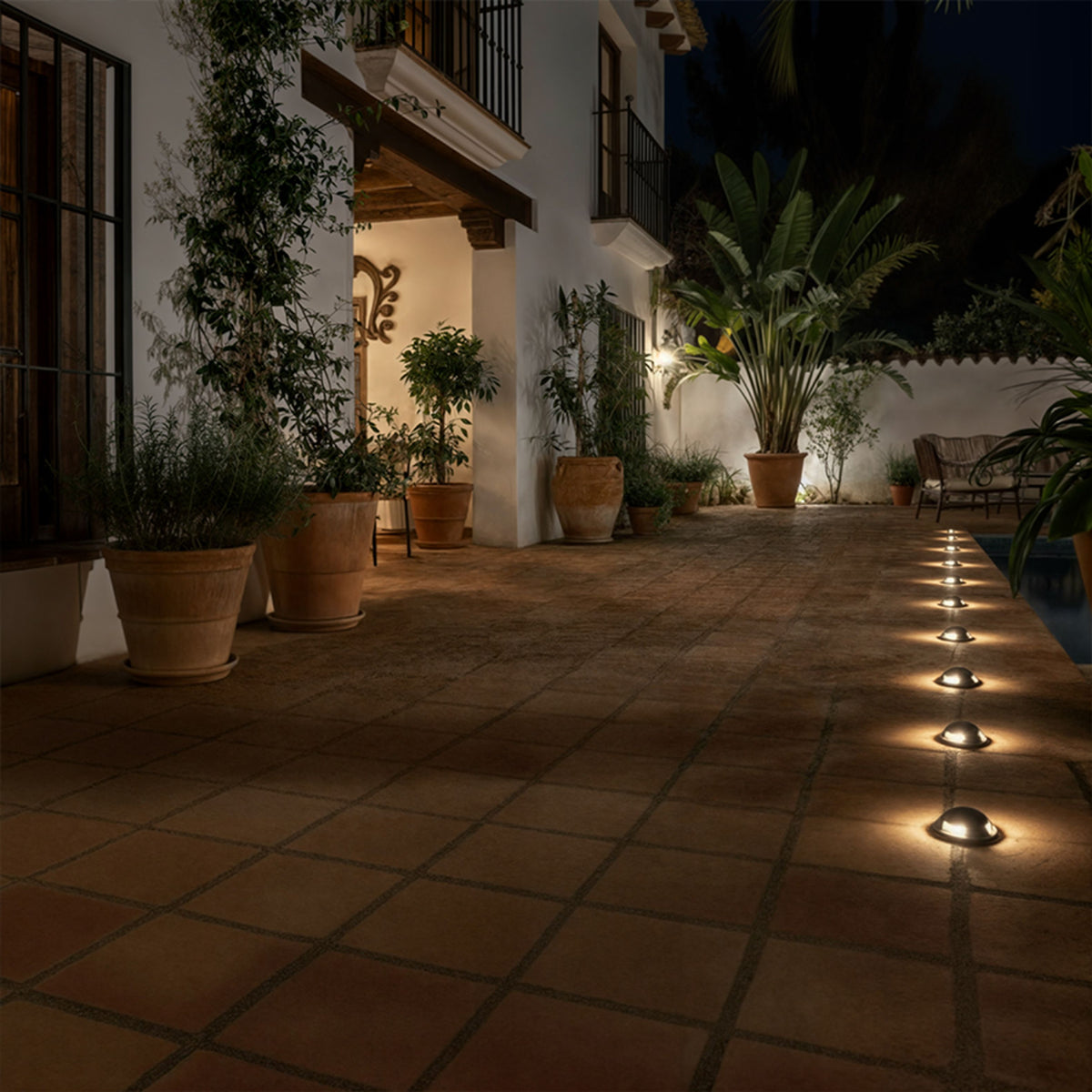 TOPTOP S III | lampada da terra da esterno a montaggio superficiale con 3 fessure luminose | LED 1W 210lm 3000K | IP67 | antracite