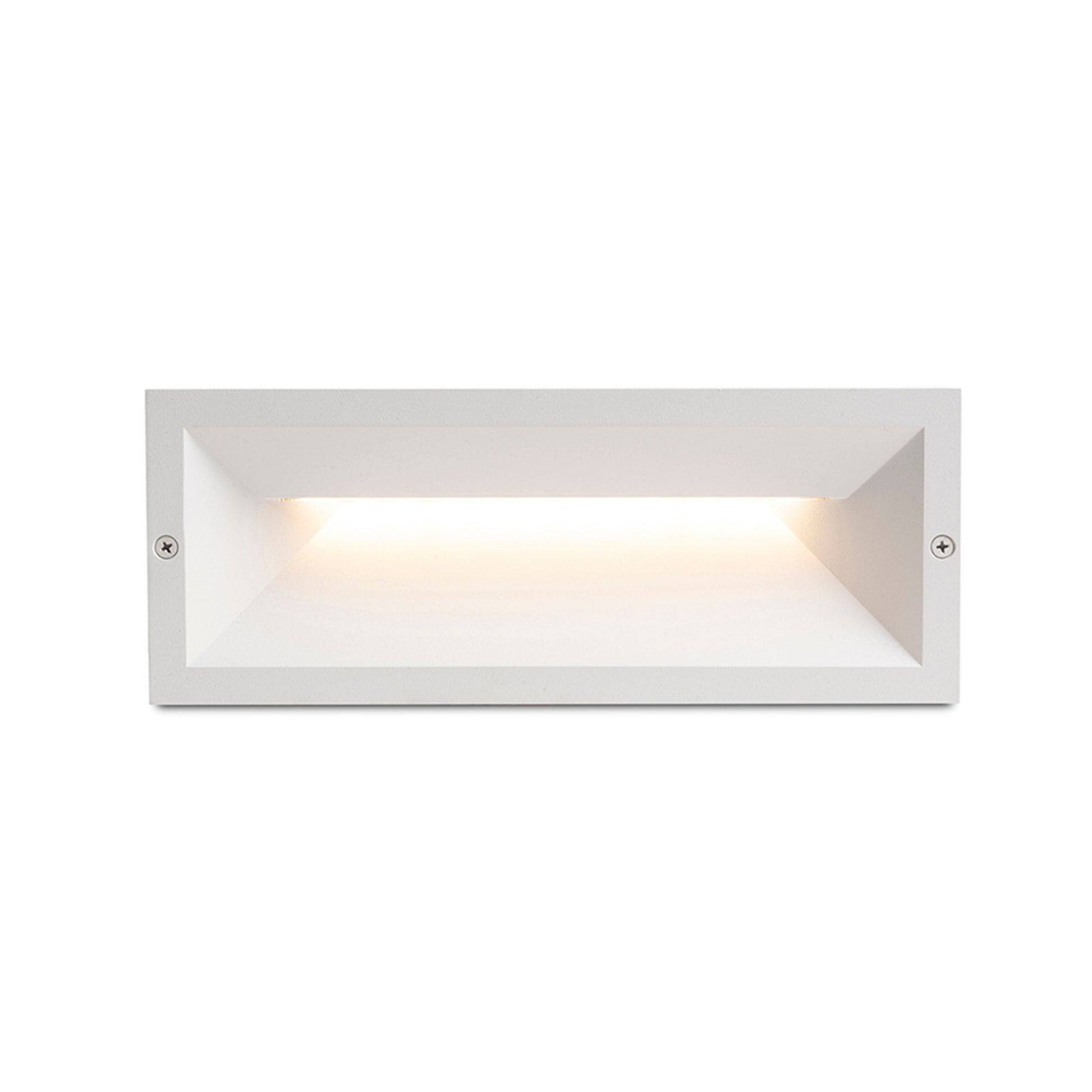 RAGG inbouw wandlamp buiten wit zijaanzicht