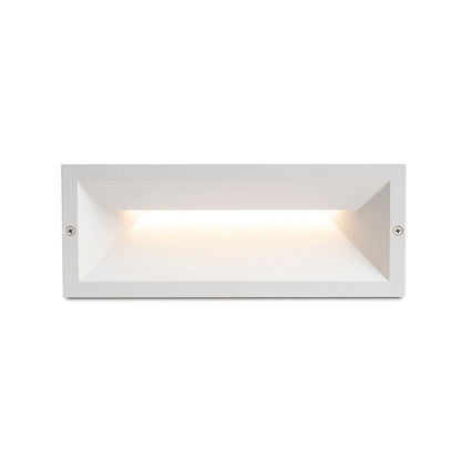 RAGG inbouw wandlamp buiten wit zijaanzicht